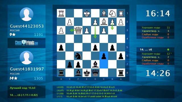 Chess Game Analysis: Guest44123053 - Guest41831997 : 0-1 (By ChessFriends.com) смотреть онлайн