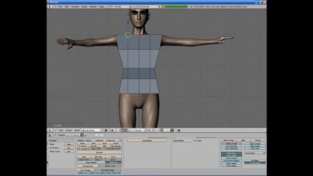 Blender 3D Tutorial Shrinkwarp Cloth смотреть онлайн