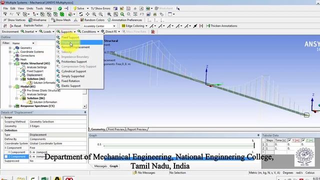 03 Response Spectrum - Ansys Tutorial смотреть онлайн
