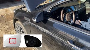 Как снять и заменить зеркальный элемент на Kia Optima 4 (2016-2020)