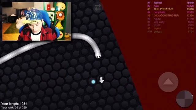 САМЫЙ БОЛЬШОЙ SLITHER IO В МИРЕ ¦ Slither io ИГРОФЕСТ смотреть онлайн