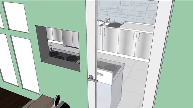 Pho Restaurant Renovation Model Animation смотреть онлайн