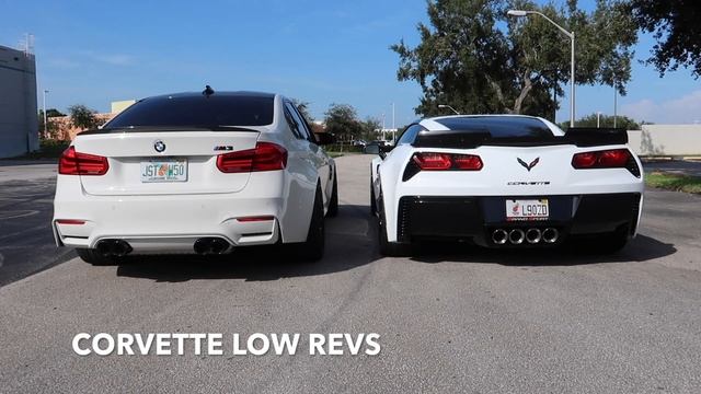 Sound Battle: CORVETTE Grand Sport vs BMW M3 смотреть онлайн
