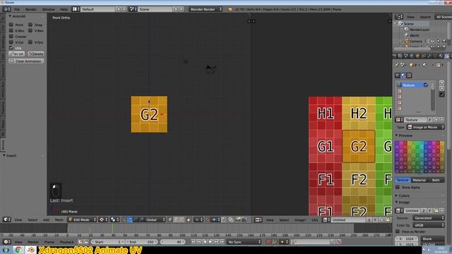 Blender 2.78 how to animate Uvs смотреть онлайн