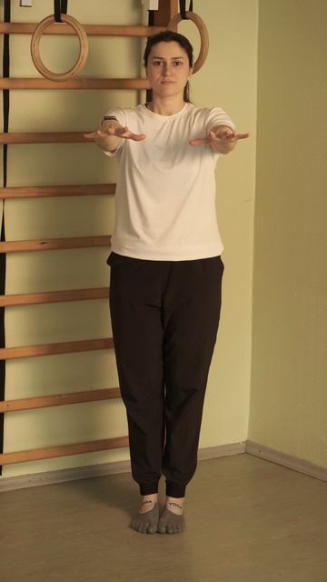 Пробу Ромберга можно использовать как самостоятельное упражнение. #лфк #баланс