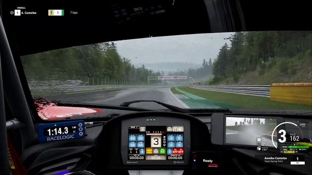 ACC WET HOTLAP+SETUP Spa-Francorchamps Ferrari 296 GT3| 2:30.8 | Assetto Corsa Competizione 1.9.4 смотреть онлайн