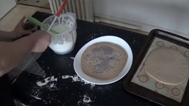 Macaron Géant Marron   Chocolat