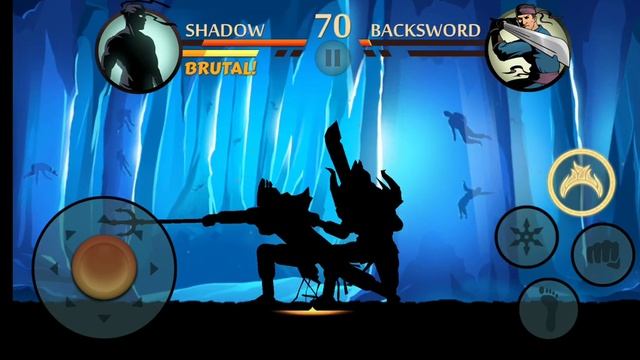 Shadow Fight 2 Gameplay Node-293 (Backsword) #gameplay #shadowfight2 #offline #weapons #fight #old
