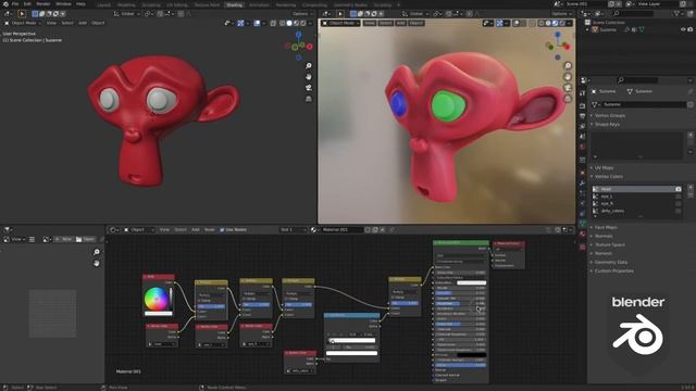 Blender 2.93 : Mixing Vertex Colors and Materials : A walkthrough смотреть онлайн