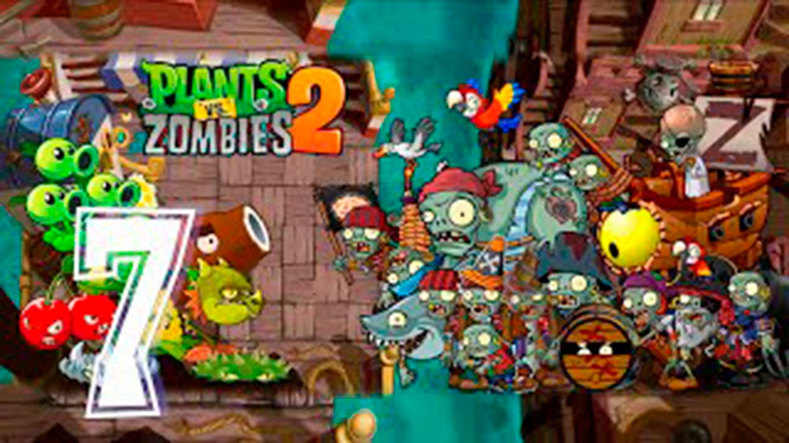 Прохождение Растение против зомби 2. серия 7