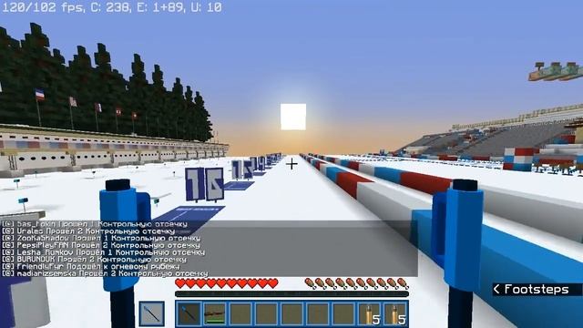 Minecraft Biathlon AR (9 season) - Stage 3 (POKLJUKA) - Pursuit смотреть онлайн