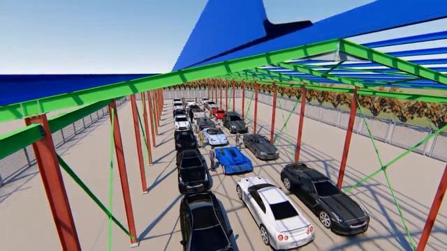 Tekla Structure animation смотреть онлайн