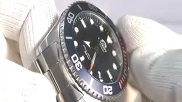 Orient Automatic Sports Diver's 200m Sapphire Pepsi Blue Dial Steel Watch RA-AC0K03L