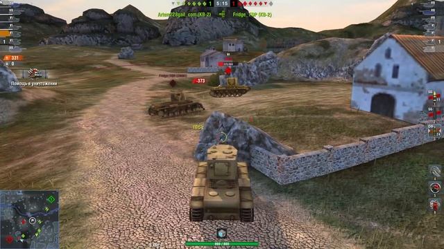 НЕ мастер на КВ2 Wot blitz смотреть онлайн