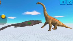 МОЗАЗАВР АТАКУЕТ БРАХИОЗАВРА 🔥😱 Animal Revolt Battle Simulator