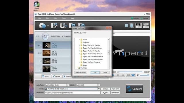How to convert DVD/video to iPhone and transfer iPhone files to computer? смотреть онлайн
