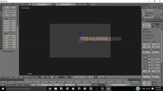How To Get A 3D Logo Using Blender! смотреть онлайн