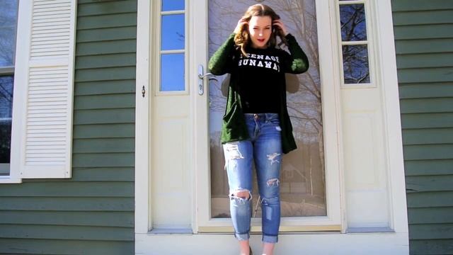 Breezy Spring OOTD! смотреть онлайн
