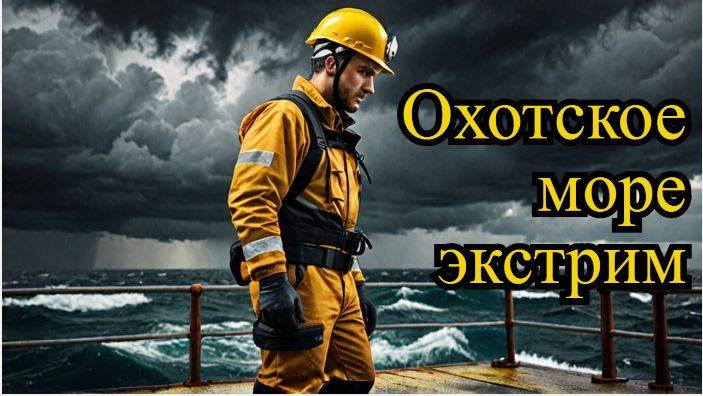 Платформа «Беркут» Гигант в Охотском море. Самая опасная работа в море! смотреть онлайн