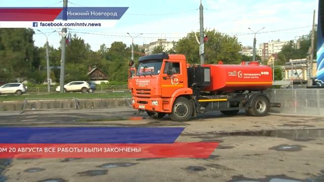 Последствия от прорыва трубы устранили на Советской площади в Нижнем Новгороде смотреть онлайн