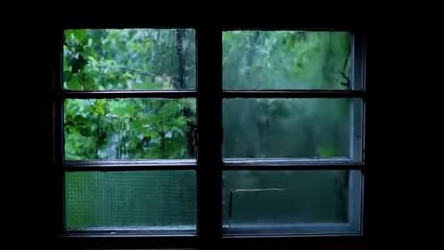 Rain On Window with Thunder Sounds))))Звук дождя и грозы для сна, отдыха смотреть онлайн