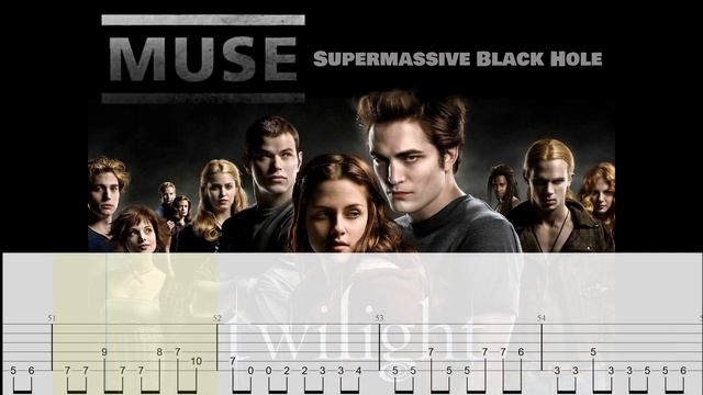 Muse Supermassive Black Hole [GUITAR BACKING TRACK + TAB] смотреть онлайн