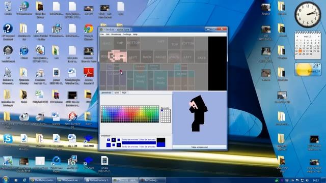 Como fazer seu carinha no Minecraft (MCSkin) смотреть онлайн