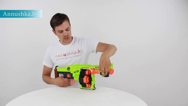 Бластер Nerf Doominator Нерф ордовик Думинатор B1532 смотреть онлайн