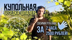 Беседка & шпалера для сада своими руками из арматуры за 2 часа и 2500 рублей!