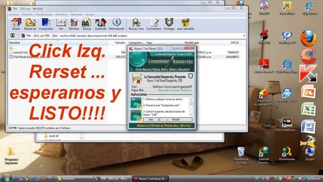[VIDEOTUTORIAL] TRIAL RESET KASPERSKY (HD) смотреть онлайн