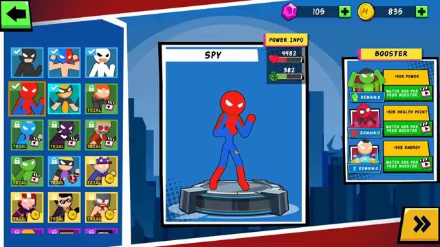 Stick Super Hero - ЭПИЧНАЯ битва Стикменов ЧЕЛОВЕК ПАУК ПРОТИВ ЖЕЛЕЗНОГО ЧЕЛОВЕКА