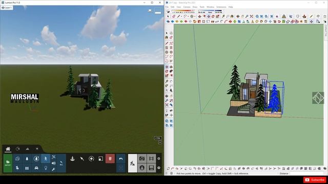 Sketchup Lumion Realtime?? Pakai Lumion Livesynsc смотреть онлайн