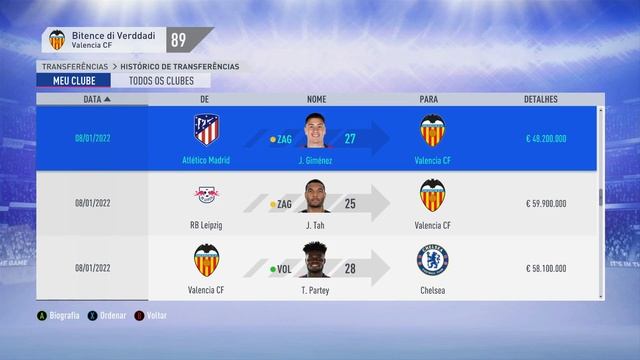 Valencia: ACEITANDO TODAS AS PROPOSTAS (Desafio) | FIFA 19 - Modo Carreira Valencia #56 | ATP смотреть онлайн