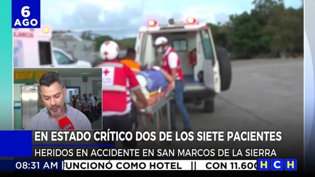 En estado crítico, dos de los siete accidentados en San Marcos de La Sierra смотреть онлайн