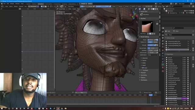 Improving your shape keys/ Blend shapes in Blender смотреть онлайн