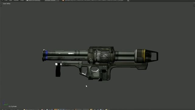 Blender 3d Halo Rocket launcher смотреть онлайн