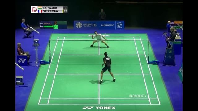 Christo Popov Vs Prannoy H. S. | Badminton Yonex Swiss Open 2023