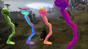 Alien dance for Mmorpg