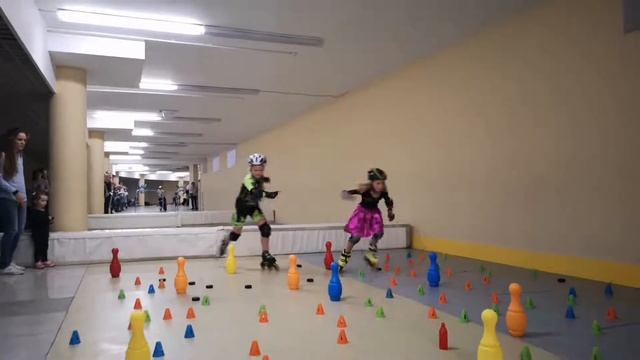 Соревнования на роликах в Darsi клубе