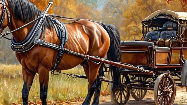 АСМР. Звук телеги и лошади слушать онлайн смотреть онлайн