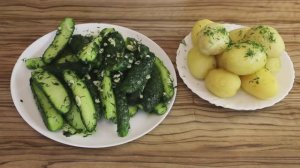 Малосольные огурцы в пакете за 30 минут.