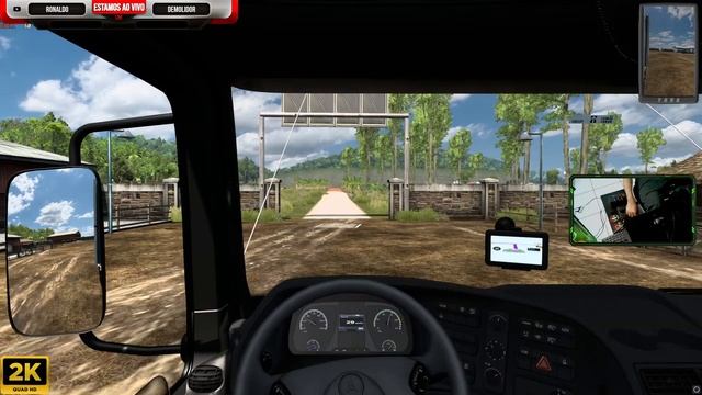 EURO TRUCK SIMULATOR 2 - MAPA ELDORADO PRO 1.50 - SAINDO DO CEASA NO PUXE DO FEIJÃO
