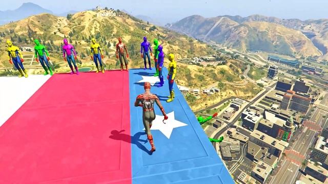 GTA 5 Epic Ragdoll Spiderman vs Super heroes funny Ragdolls EP.12 (euphoria physics) смотреть онлайн