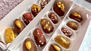 ФИНИКИ В ШОКОЛАДЕ С ОРЕХАМИ! ВКУСНЫЙ ПОДАРОК!