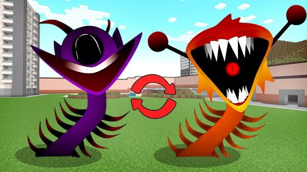 Incredibox Sprunki но DURPLE и SIMON ПОМЕНЯЛИСЬ МЕСТАМИ | Minecraft | Incredibox Sprunki