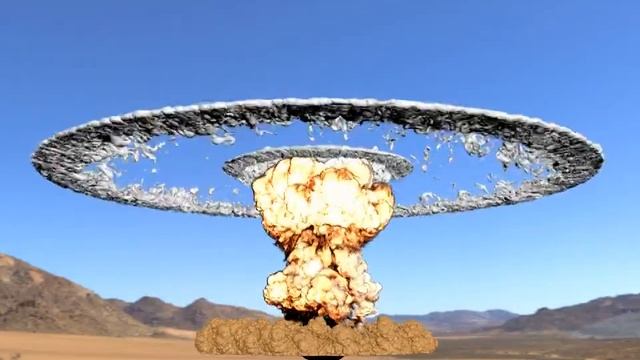 Atomic (Nuke Hapaly) explosion simulation with Phoenix FD plugin смотреть онлайн