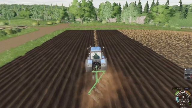 Возим тюки и аром в два трактора #5 Farming Simulator 2019 / FS 19 смотреть онлайн