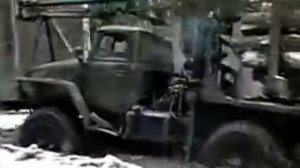 Лесовоз УрАЛ-4320 с манипулятором