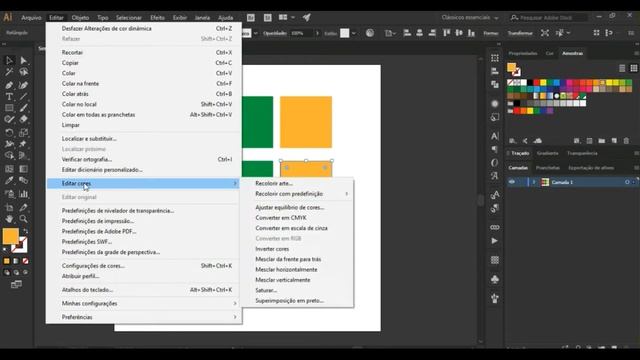 ILLUSTRATOR - APRENDA ALTERAR COR RGB E CMYK PARA PANTONE смотреть онлайн