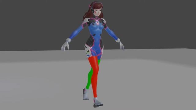 Dva Walk Cycle WIP смотреть онлайн